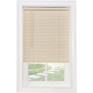Cordless 1" Light Filtering Mini Blind, 35" Wide x 72" Long, Alabaster